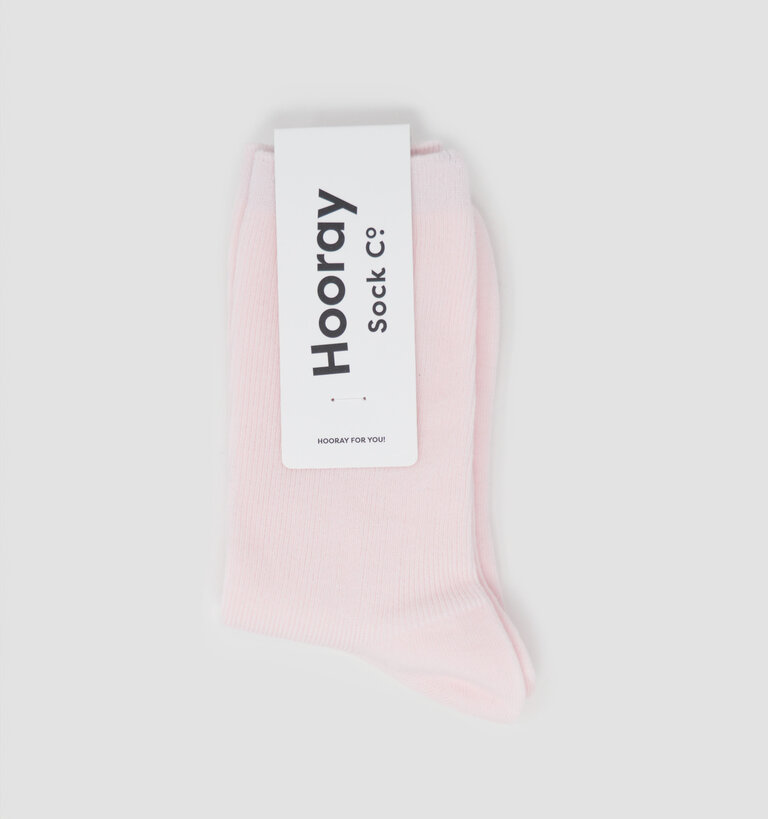 Hooray Socks HOORAY EVERYDAY COTTON SOCKS BLUSH