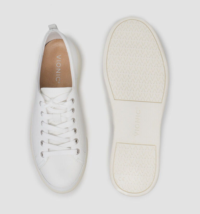 Vionic VIONIC WINNY SNEAKER WHITE LEATHER