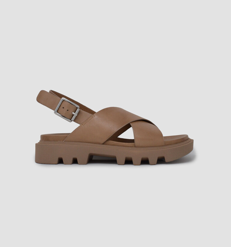EOS EOS FLIGHTY SANDAL TAUPE LEATHER