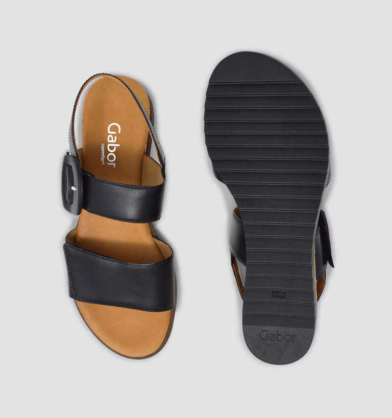 GABOR 42.752.57 SANDAL SCHWARZ
