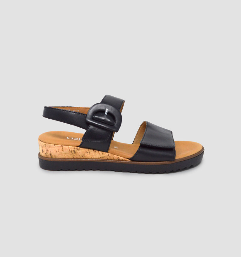 GABOR 42.752.57 SANDAL SCHWARZ