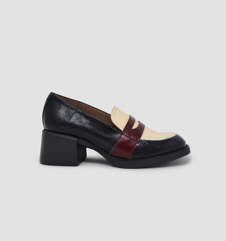 Wonders WONDERS G-6107 LACK BLACK/CREAM/VINO