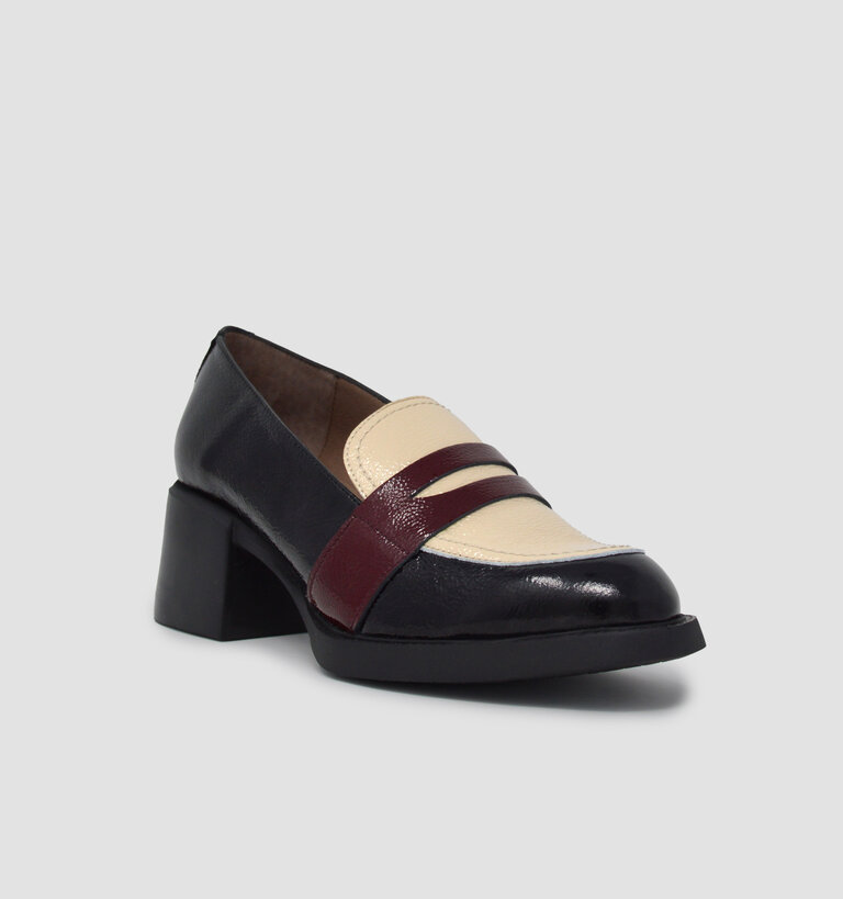 Wonders WONDERS G-6107 LACK BLACK/CREAM/VINO