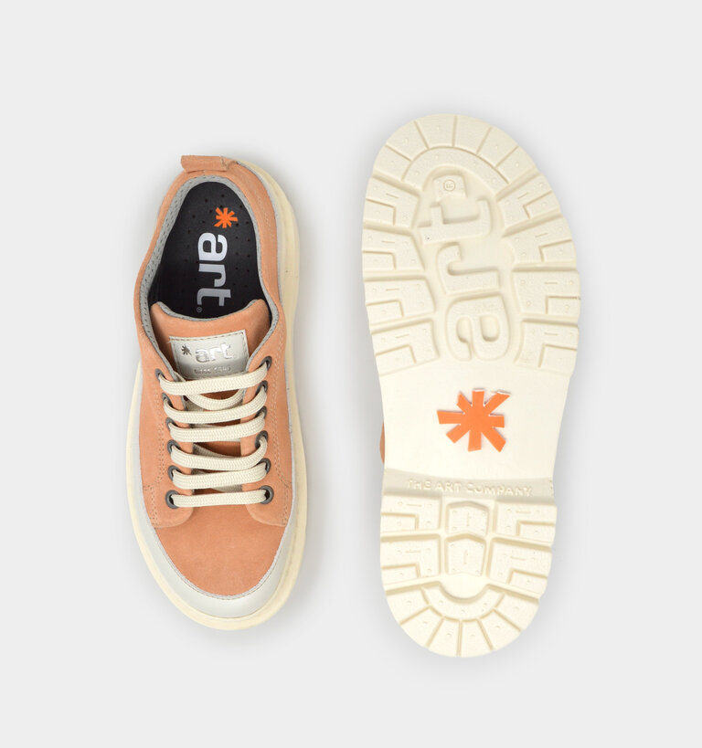 Art ART 1898S BIRMINGHAM SUEDE SNEAKER PEACH