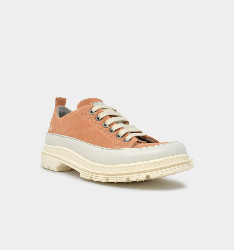 Art ART 1898S BIRMINGHAM SUEDE SNEAKER PEACH