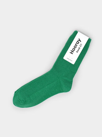Hooray Socks HOORAY EVERYDAY COTTON SOCKS KELLY GREEN