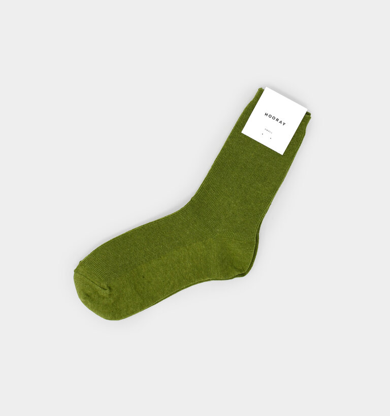 Hooray Socks HOORAY EVERYDAY COTTON SOCKS MOSS