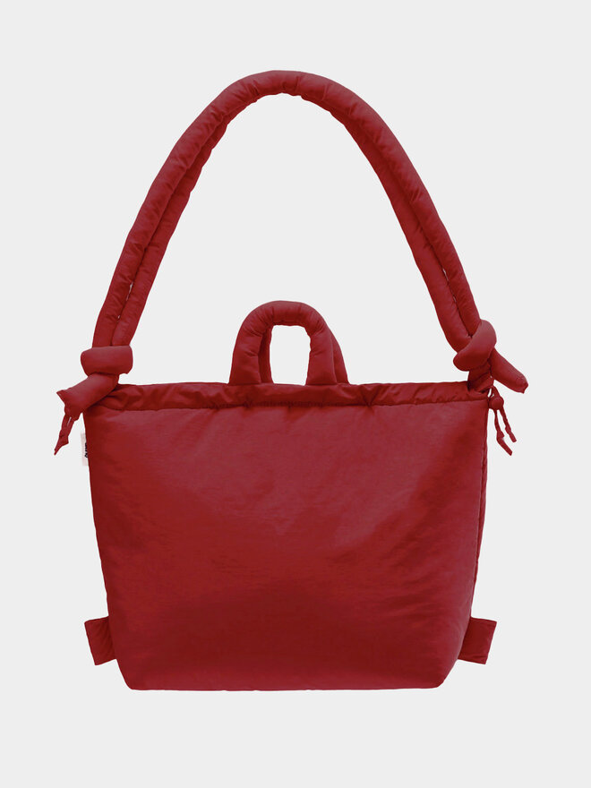 ÖLEND FOLDED BAG VEGAN LEATHER CHERRY - Head Over Heels