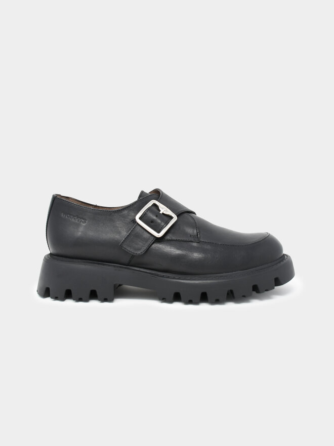 【WONDER WONDER】Winter Fur Velcro Flat Mary Jane Loafers Wonders - Head Over Heels