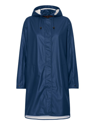 ILSE JACOBSEN 青 レインコート 34 新品未使用 Raincoat - Blue Bell