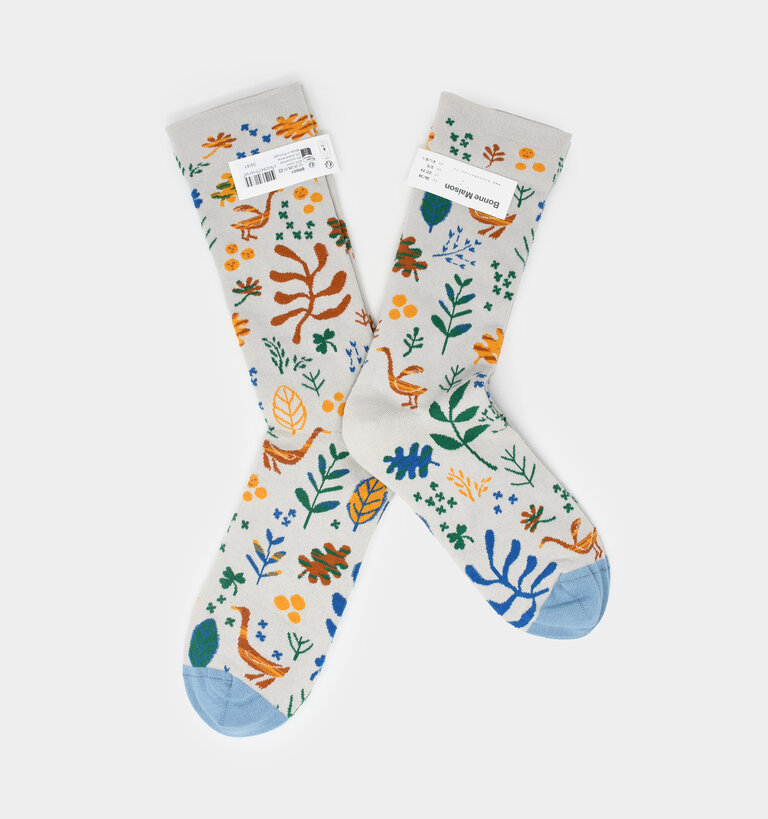 Bonne Maison BONNE MAISON SOCK - LEAVES