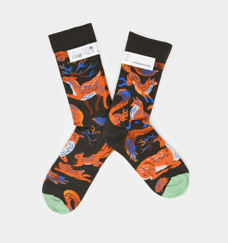 Bonne Maison BONNE MAISON SOCK - FOXES