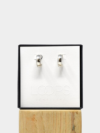 Loops Jewellery Loops Maddison Hoops Silver