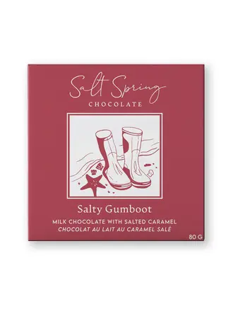 Salt Spring Chocolate SALT SPRING CHOCOLATE SALTY GUMBOOT