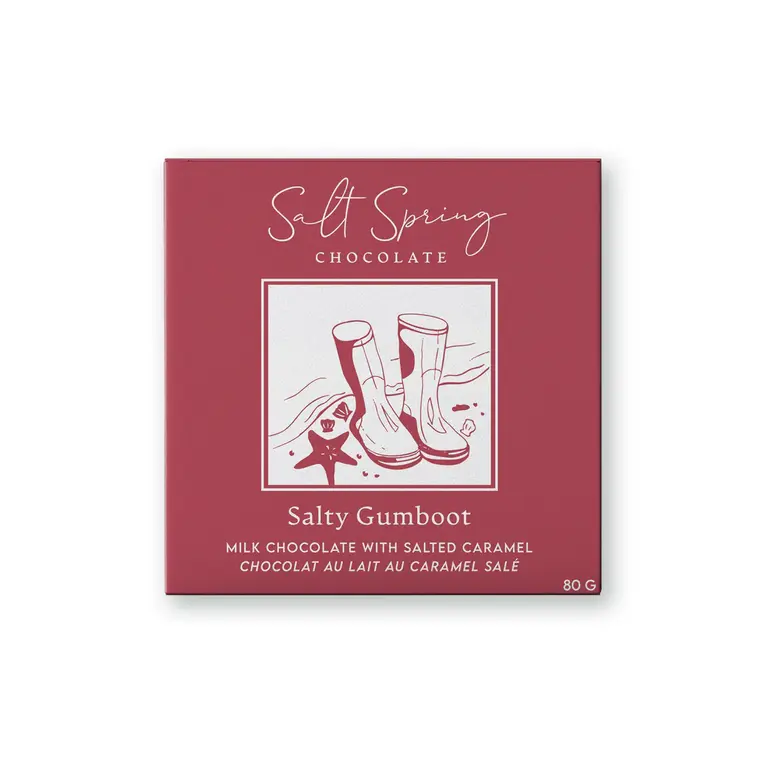 Salt Spring Chocolate SALT SPRING CHOCOLATE SALTY GUMBOOT