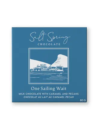 Salt Spring Chocolate SALT SPRING CHOCOLATE ONE SAILING WAIT