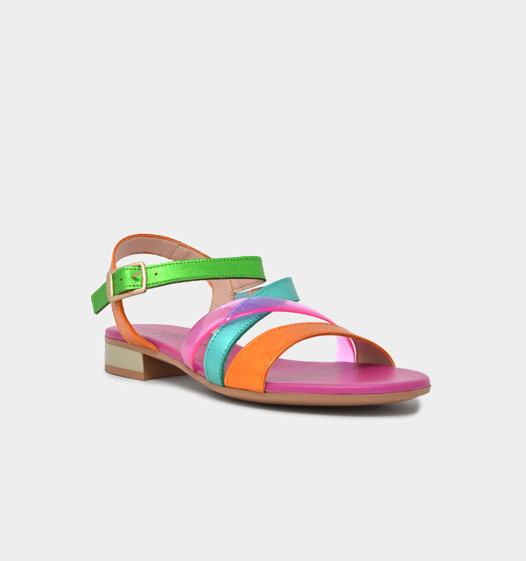 Hispanitas HISPANITAS LENA CHV243367 MENORCA MANDARIN/AQUA/KIWI