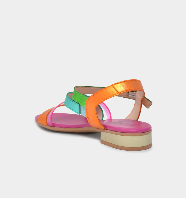 Hispanitas HISPANITAS LENA CHV243367 MENORCA MANDARIN/AQUA/KIWI