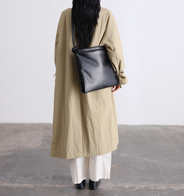 Ölend ÖLEND FOLDED BAG VEGAN LEATHER BLACK