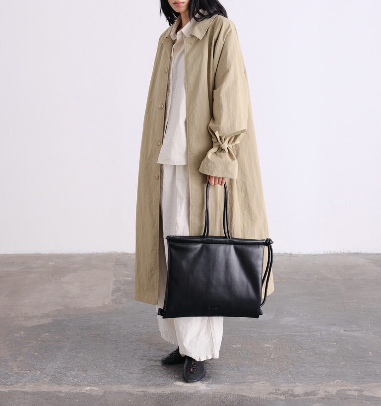 Ölend ÖLEND FOLDED BAG VEGAN LEATHER BLACK