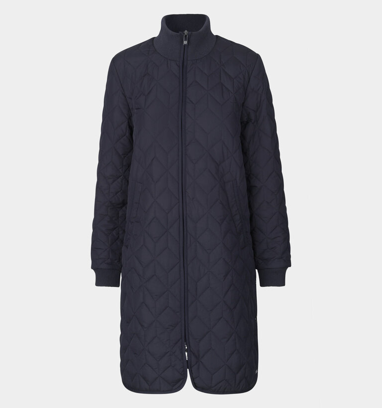 Ilse Jacobsen ILSE JACOBSEN ART06 QUILT COAT DARK INDIGO
