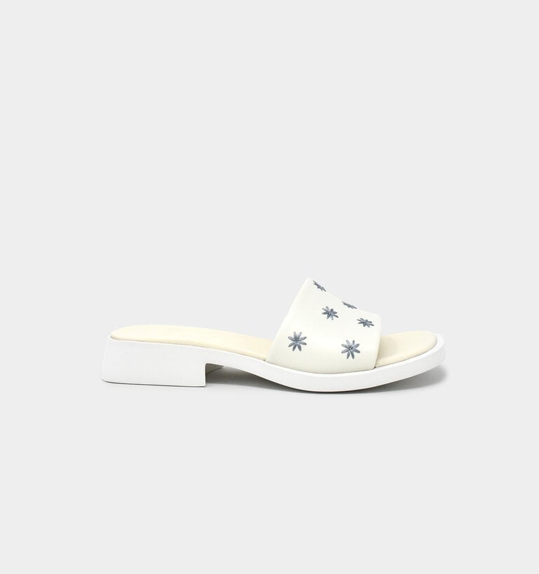 Camper CAMPER DANA SLIDE WHITE FLOWERS