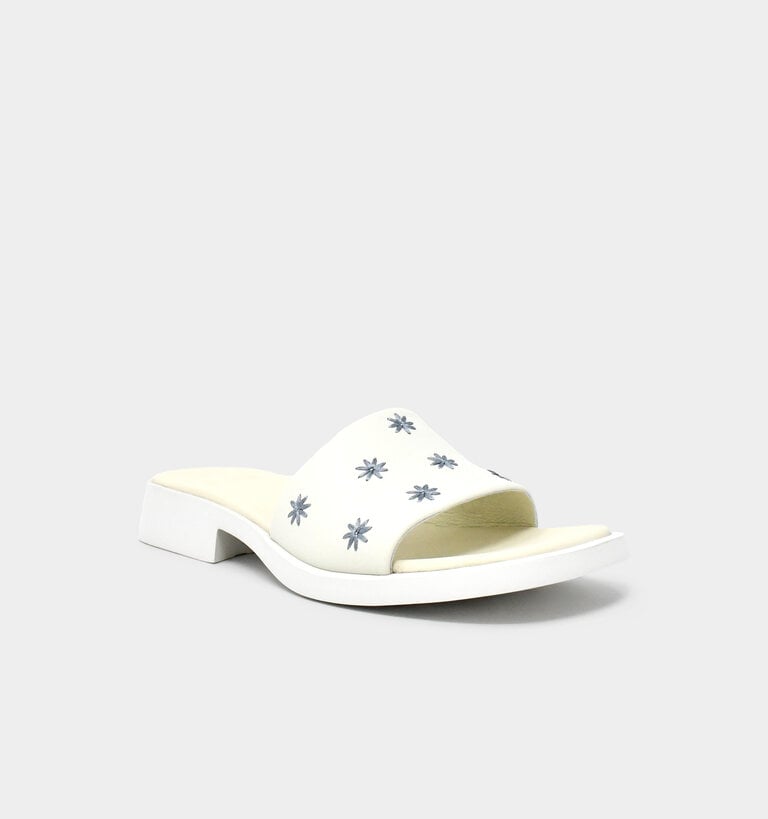 Camper CAMPER DANA SLIDE WHITE FLOWERS