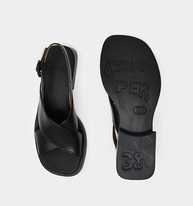 Camper CAMPER DANA X-STRAP SANDAL BLACK
