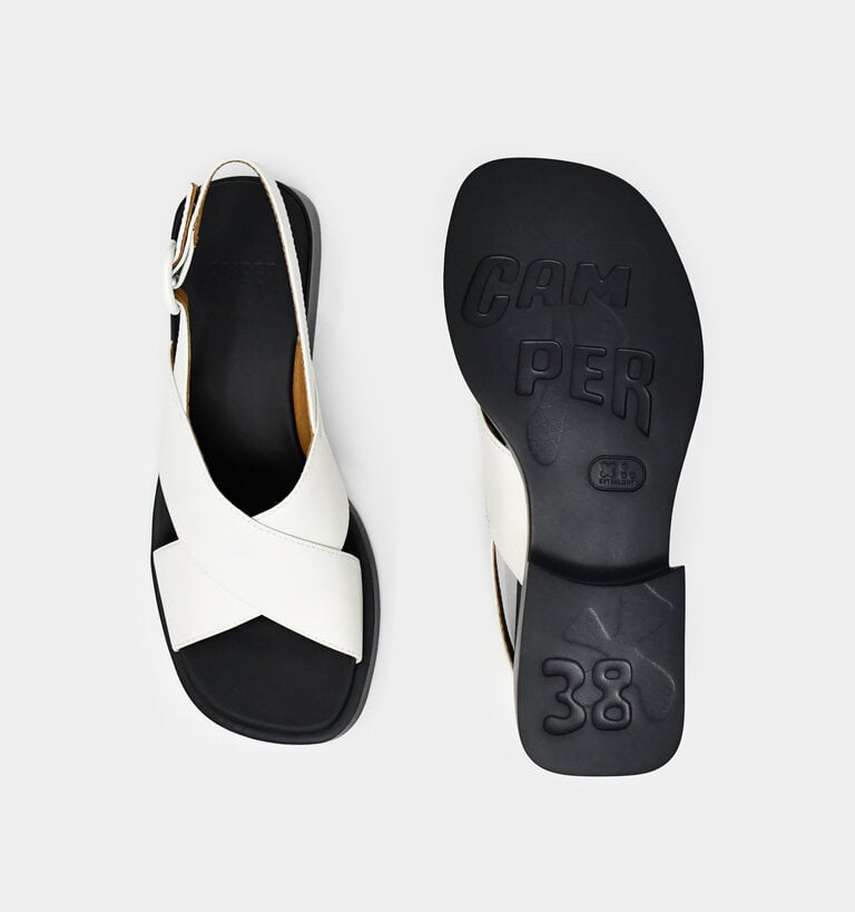 Camper CAMPER DANA X-STRAP SANDAL WHITE