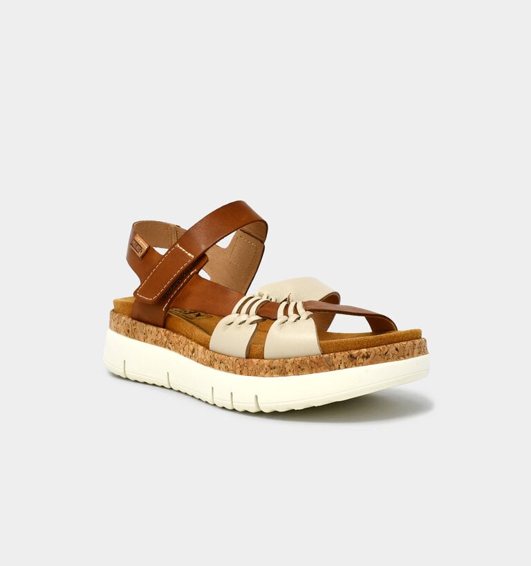 Pikolinos PIKOLINOS PALMA SANDAL MARFIL/BRANDY