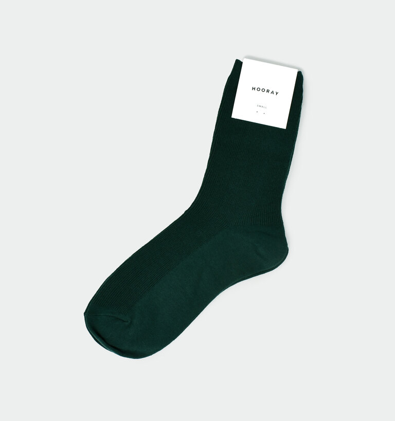 Hooray Socks HOORAY EVERYDAY COTTON SOCKS CYPRESS