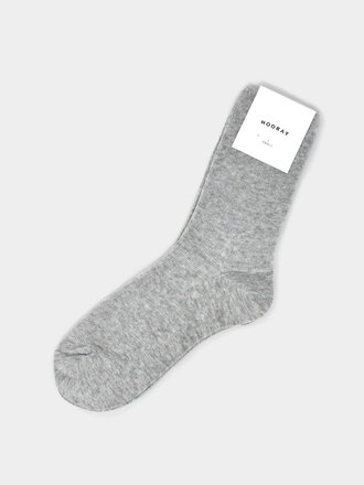 Hooray Socks HOORAY EVERYDAY COTTON SOCKS CEMENT