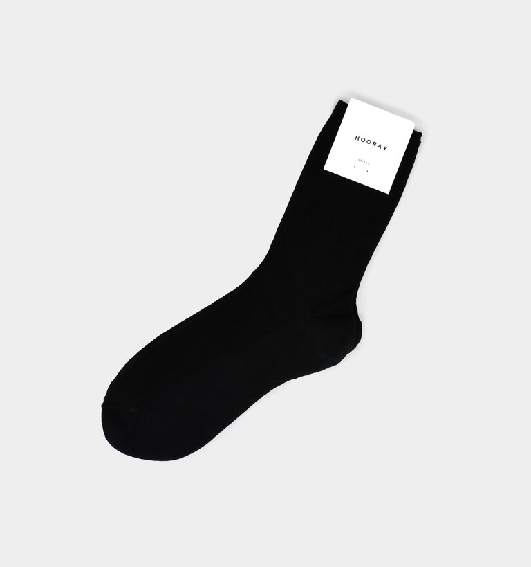 Hooray Socks HOORAY EVERYDAY COTTON SOCKS RAVEN