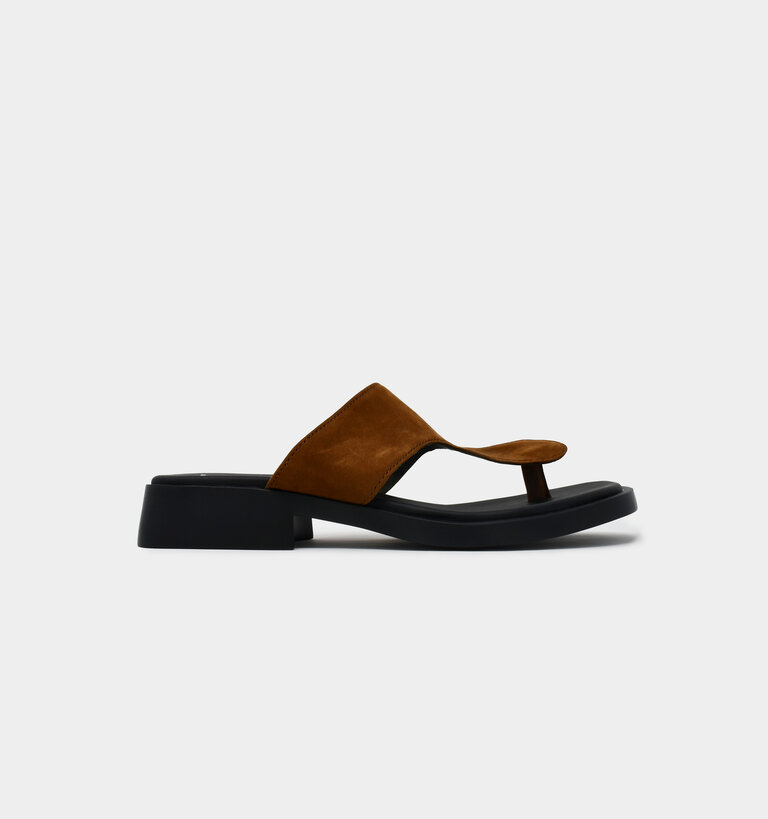 Camper CAMPER DANA FLIP FLOP TWINS BROWN NUBUCK