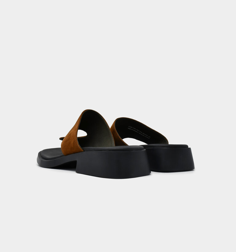 Camper CAMPER DANA FLIP FLOP TWINS BROWN NUBUCK