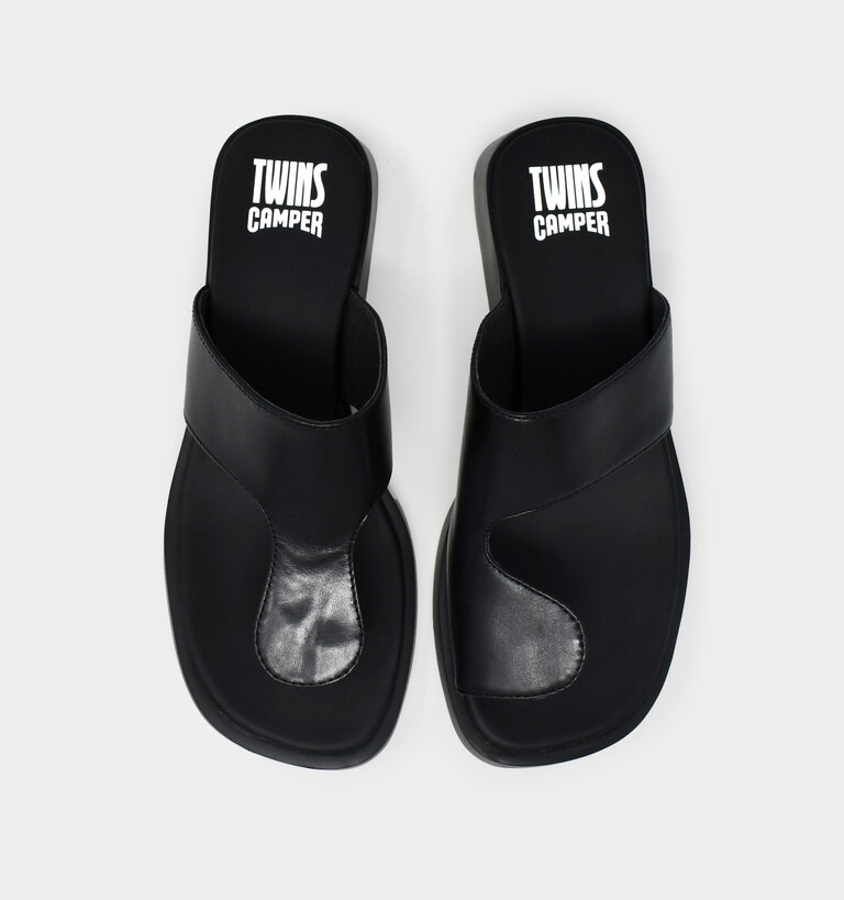 Camper CAMPER DANA FLIP FLOP TWINS BLACK