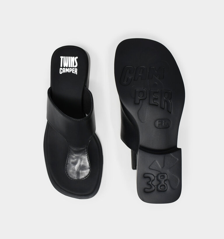 Camper CAMPER DANA FLIP FLOP TWINS BLACK