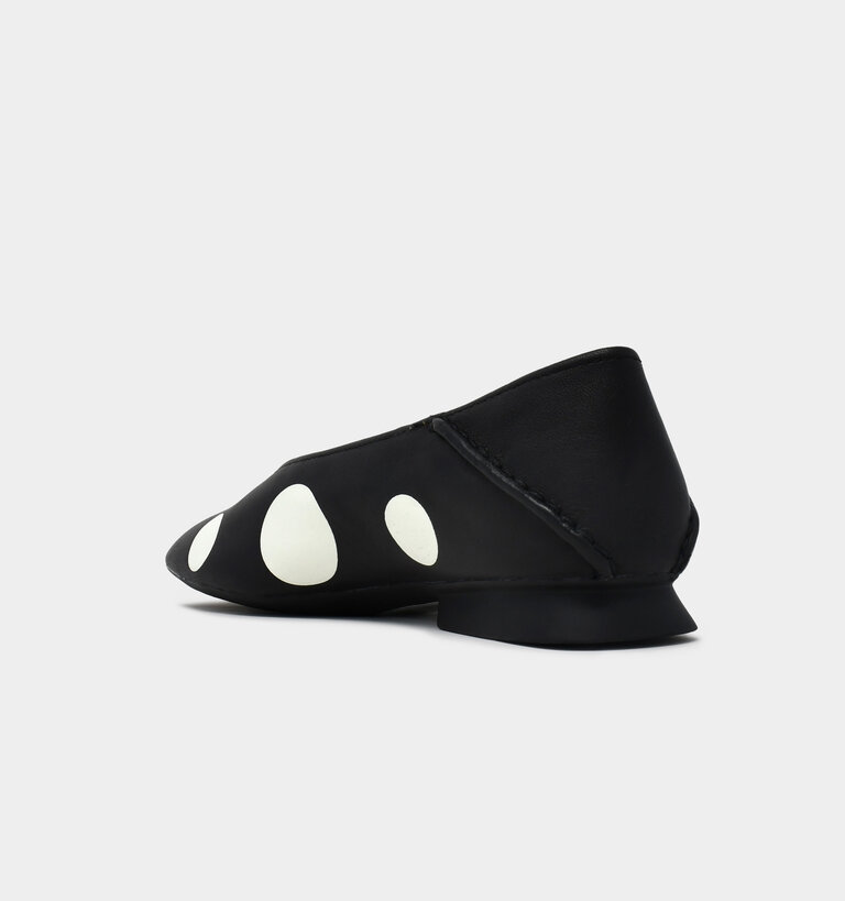 Camper CAMPER CASI MYRA FLATS BLACK/WHITE DOTS