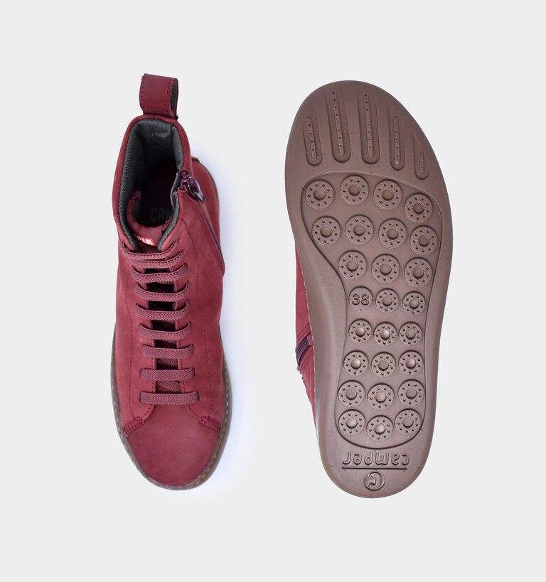Camper CAMPER PEU TOURING BOOT RED SUEDE