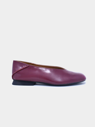 Camper CAMPER CASI MYRA FLATS GLOSSY BURGUNDY