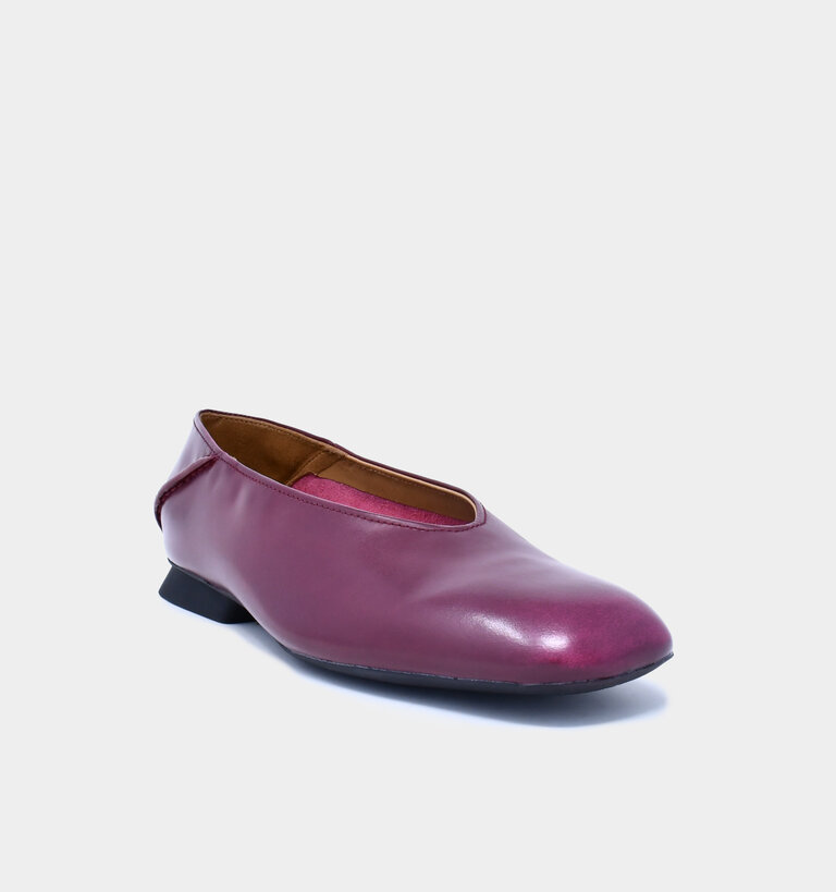 Camper CAMPER CASI MYRA FLATS GLOSSY BURGUNDY