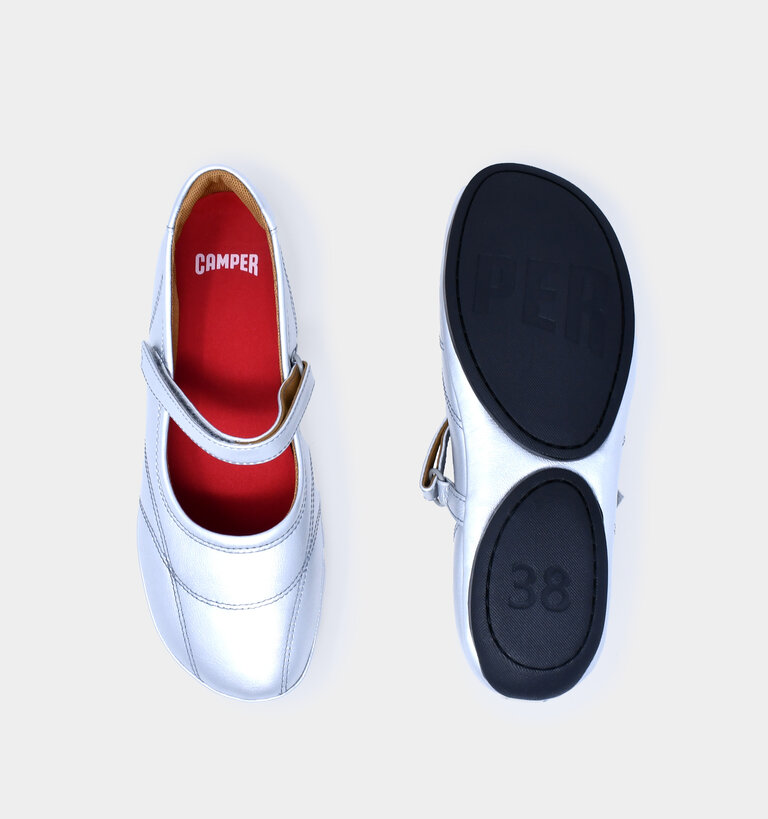 Camper CAMPER RIGHT NINA SPORTY MARYJANE SILVER
