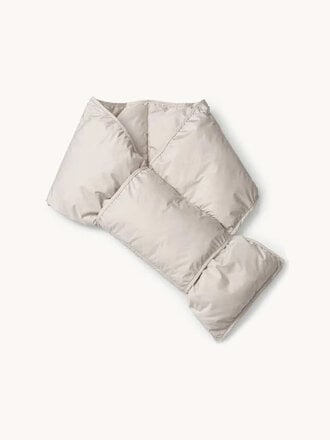 Ilse Jacobsen ILSE JACOBSEN PEPPYS08 PUFFY SCARF SILVER-GREY