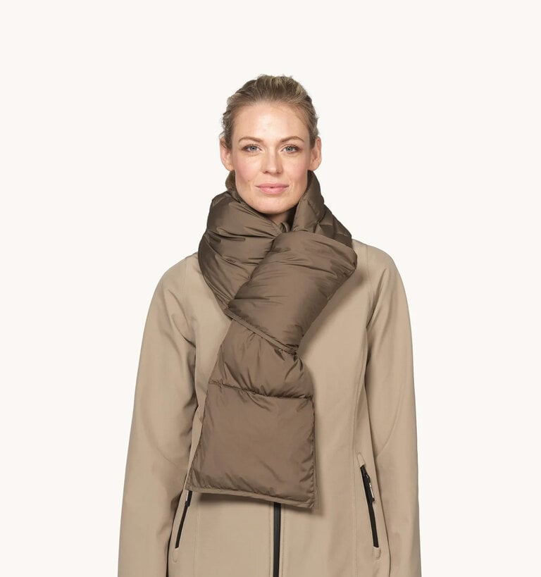 Ilse Jacobsen ILSE JACOBSEN PEPPYS08 PUFFY SCARF MUD
