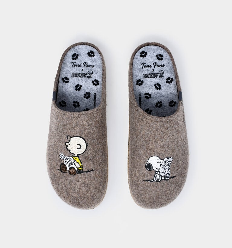 Toni Pons TONI PONS SNOOPY SLIPPERS TAUPE MEN