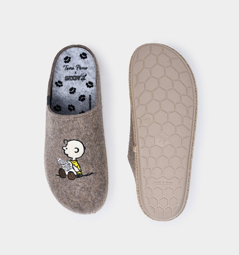 Toni Pons TONI PONS SNOOPY SLIPPERS TAUPE MEN