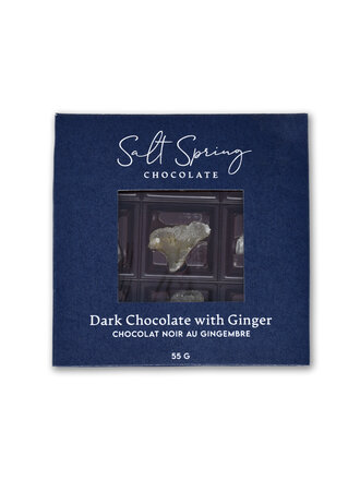 Salt Spring Chocolate SALT SPRING CHOCOLATE PEEKABOO GINGER DARK