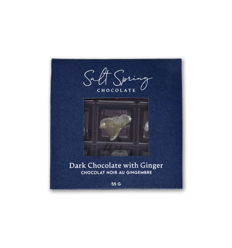 Salt Spring Chocolate SALT SPRING CHOCOLATE PEEKABOO GINGER DARK