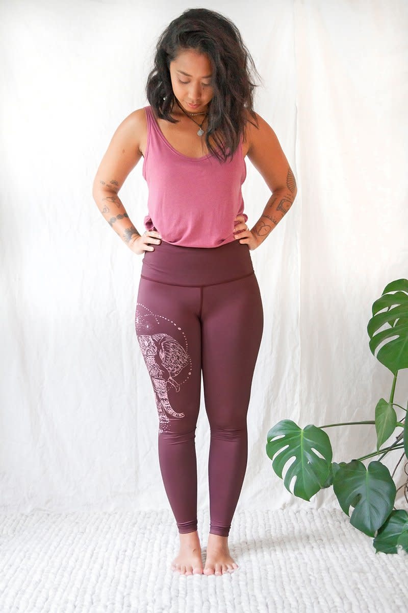 legging rose buddha