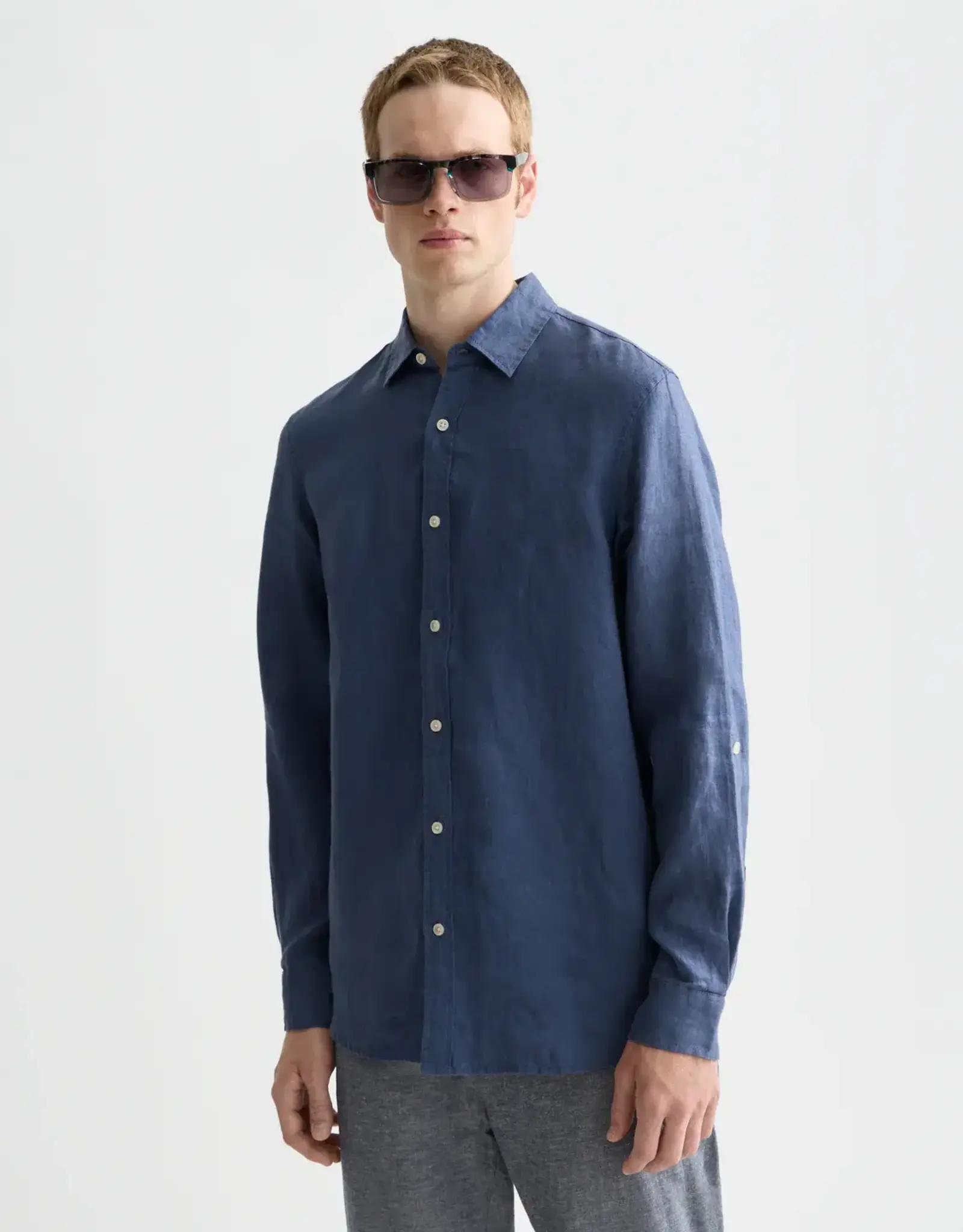 Scotch & Soda Chemise 182346 Bleu Océan